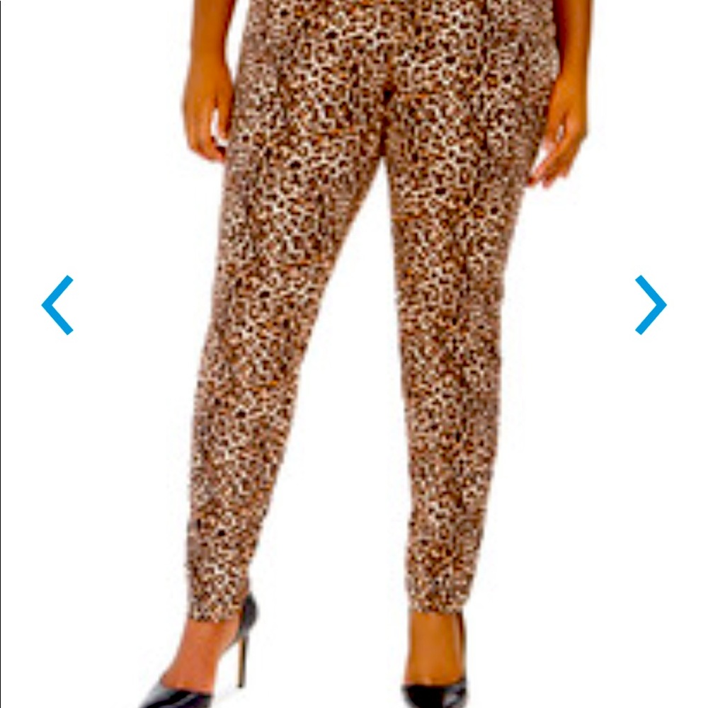 INC INTERNATIONAL CONCEPTS LEOPARD PRINT JEANS